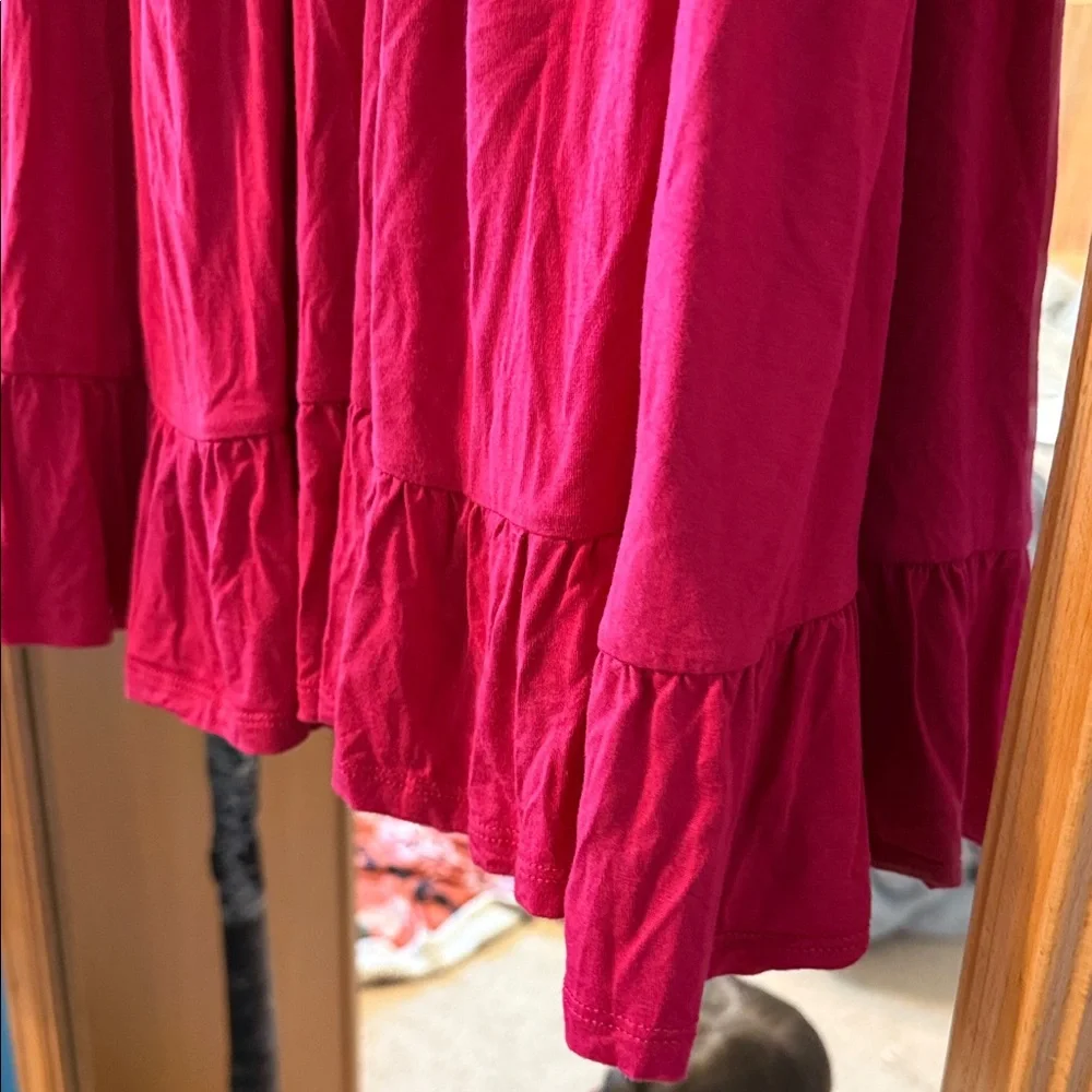 Torrid Crochet Sleeveless Top in Deep Raspberry - Picture 4 of 5